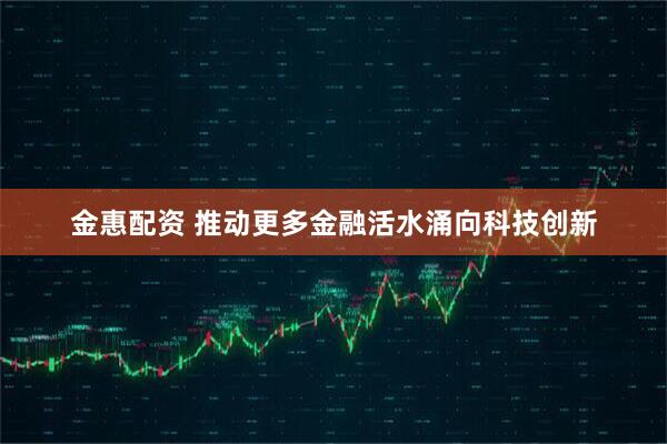 金惠配资 推动更多金融活水涌向科技创新